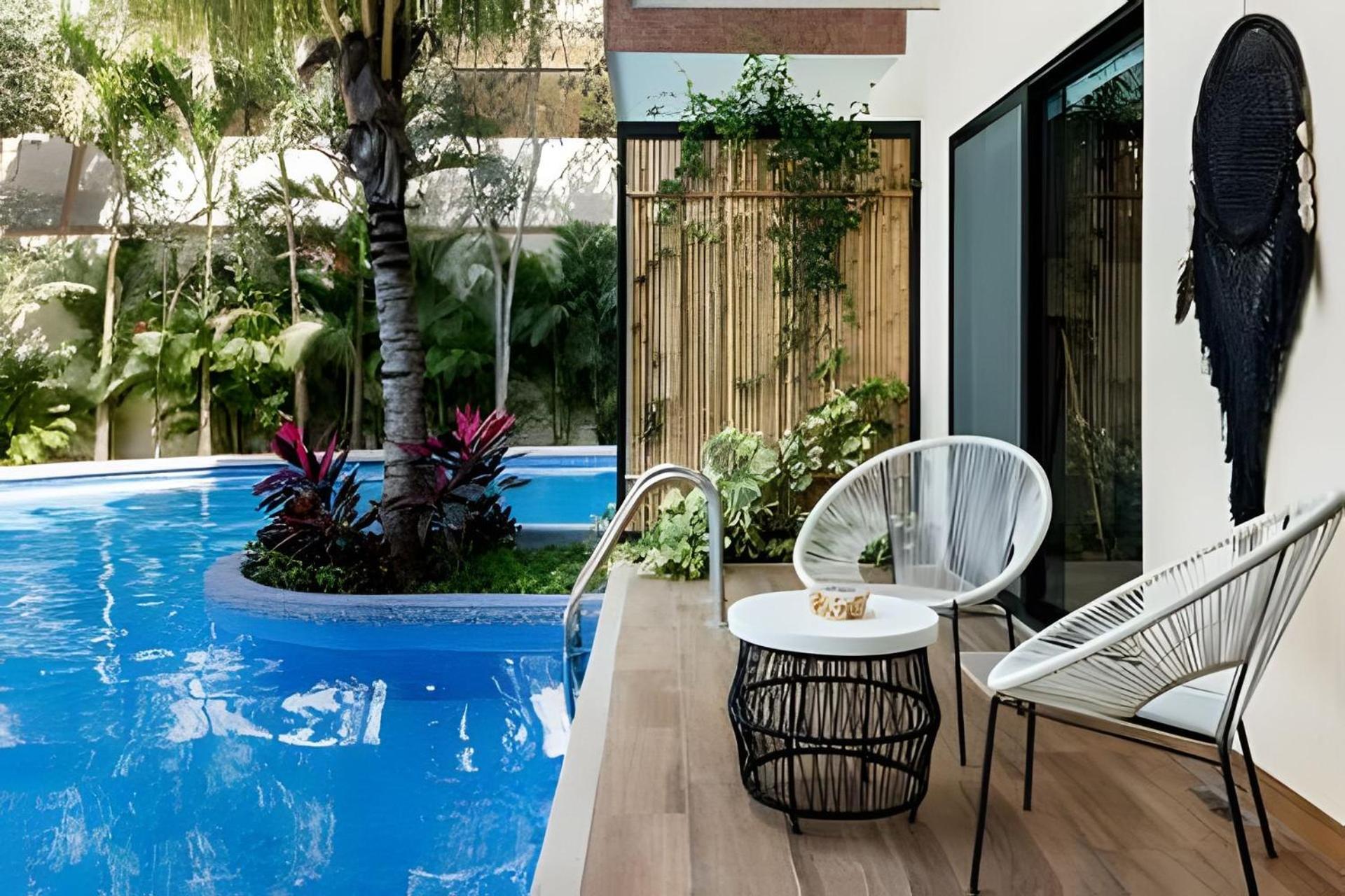 טולום Casa De Lujo Ka'An Maya Acceso Swimup A La Piscina מראה חיצוני תמונה