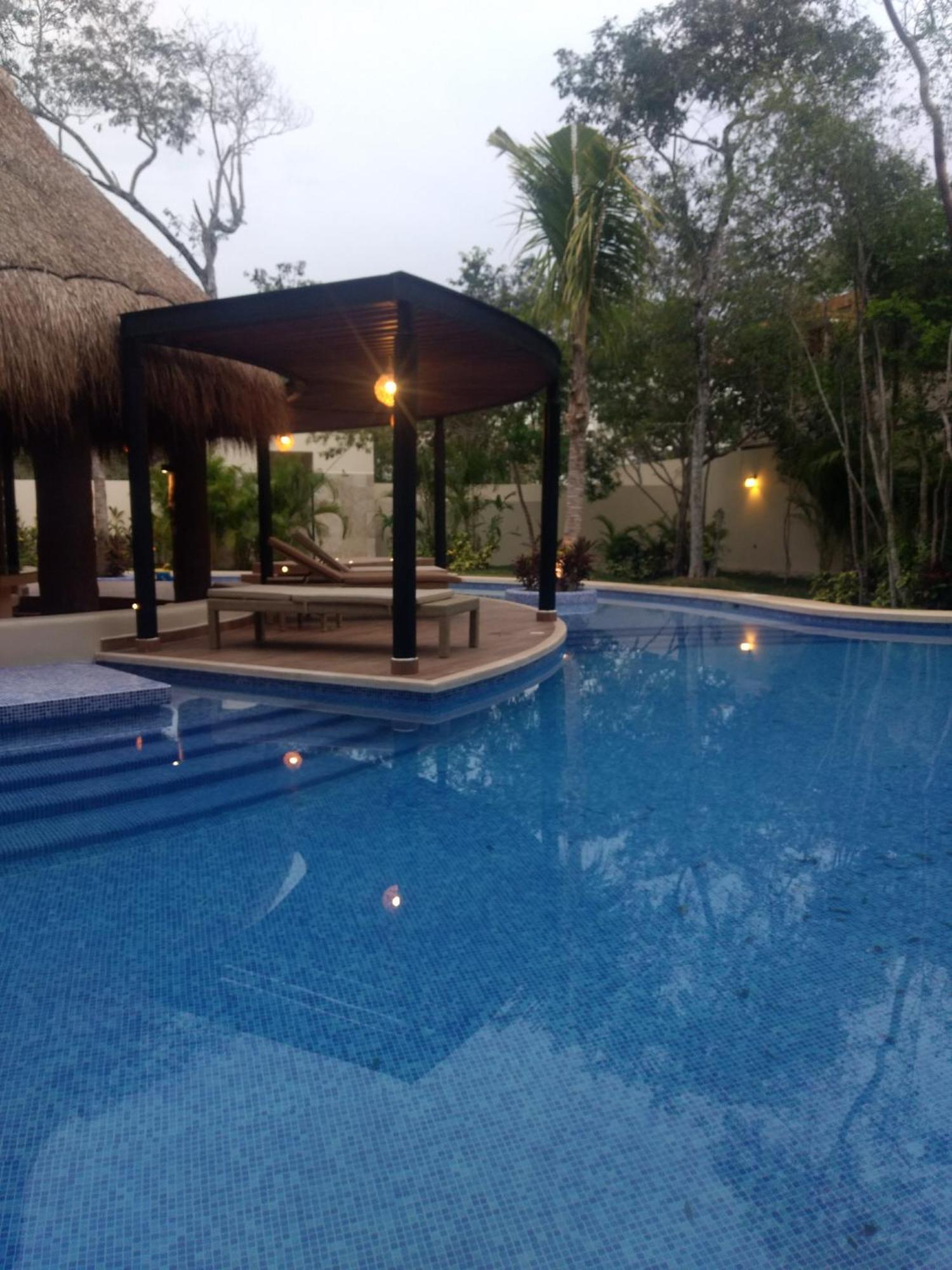 טולום Casa De Lujo Ka'An Maya Acceso Swimup A La Piscina מראה חיצוני תמונה